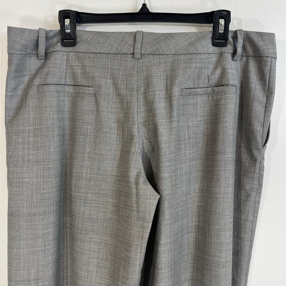 BELLE The Label Perennial Trousers Size 10 Medium Gray Wide Leg Wool Blend NEW - Picture 7 of 15